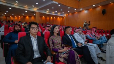 الوفد الصيني والترجمة الفورية